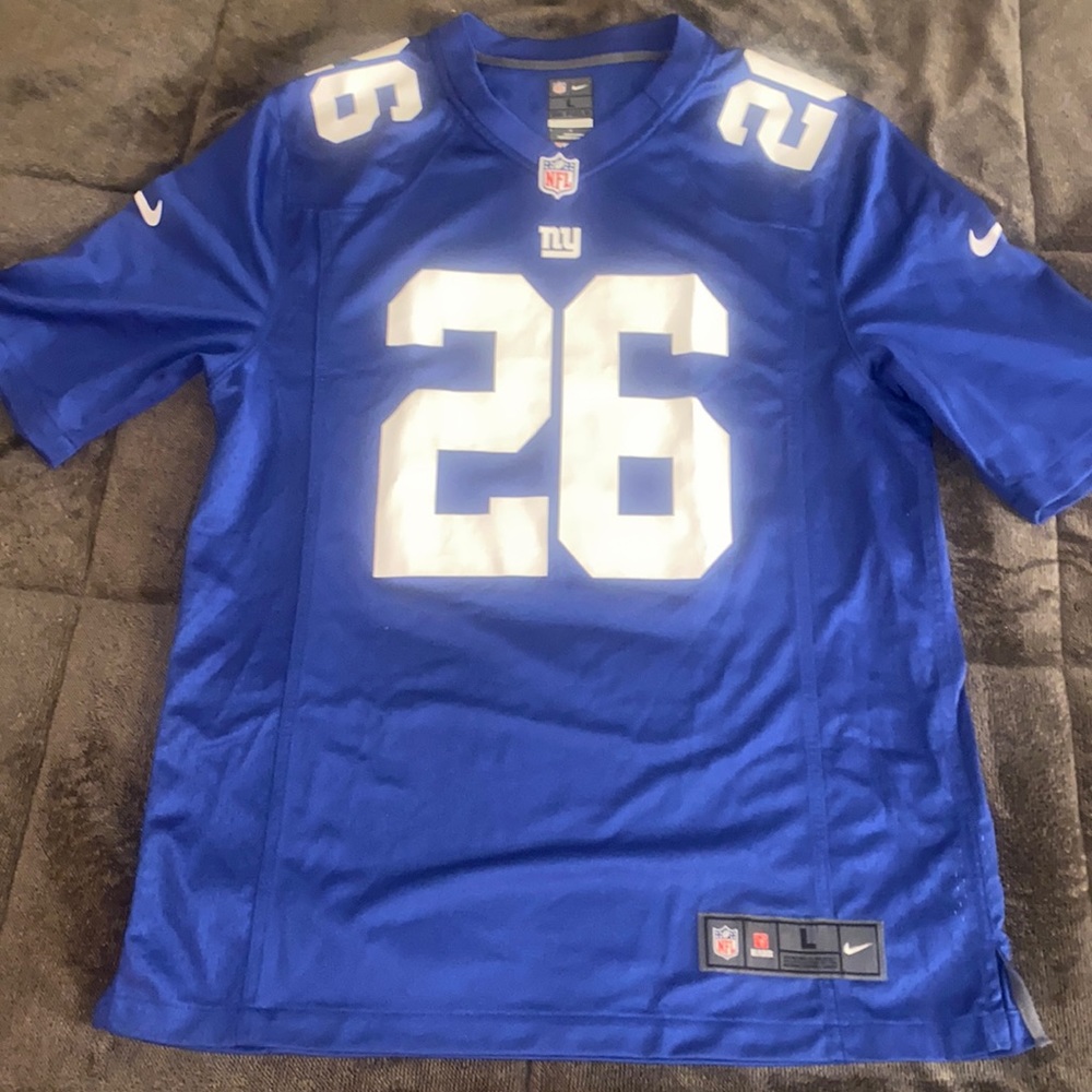 BRAND NEW NEVER WORN NIKE ON FIELD EDITION SAQUON BARKLEY NEW YORK GIANTS JERSEY